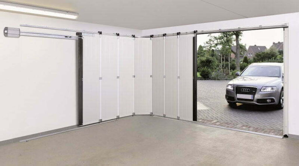 Porte de garage coulissante sur rail​